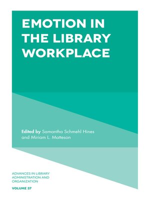 cover image of Advances in Library Administration and Organization, Volume 37